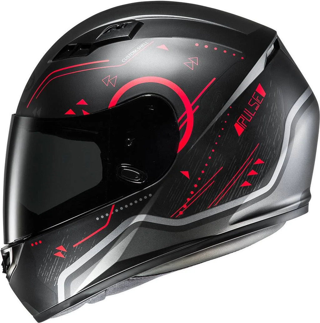 Black-Red XL Motorcycle Helmet K617