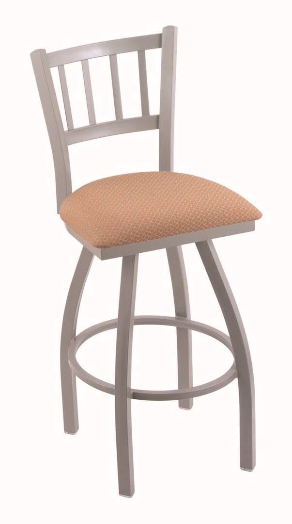 Swivel Counter Stool with Anodized Nickel Finish N730818