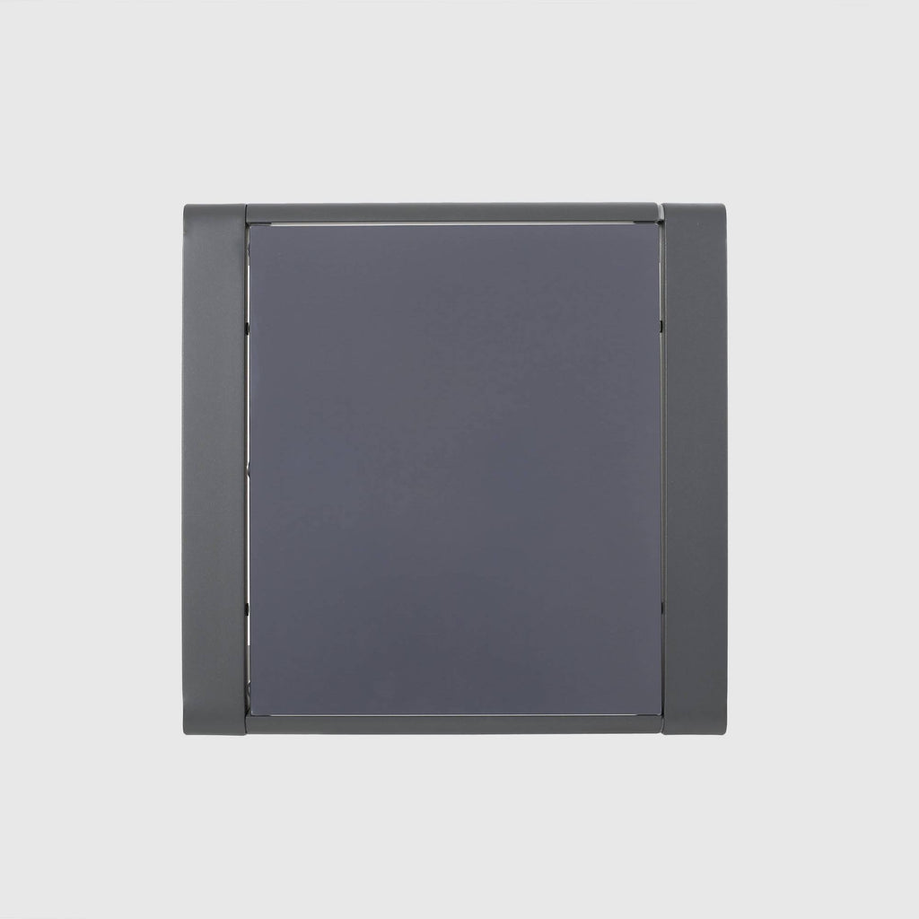 Gray Aluminum Patio Side Table D453