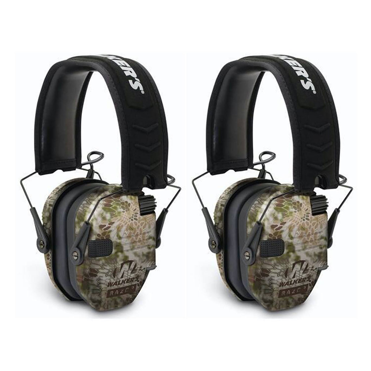 Camo Razor Slim Shooter Ear Protection Muffs, NRR 23dB, 2 Pack N660