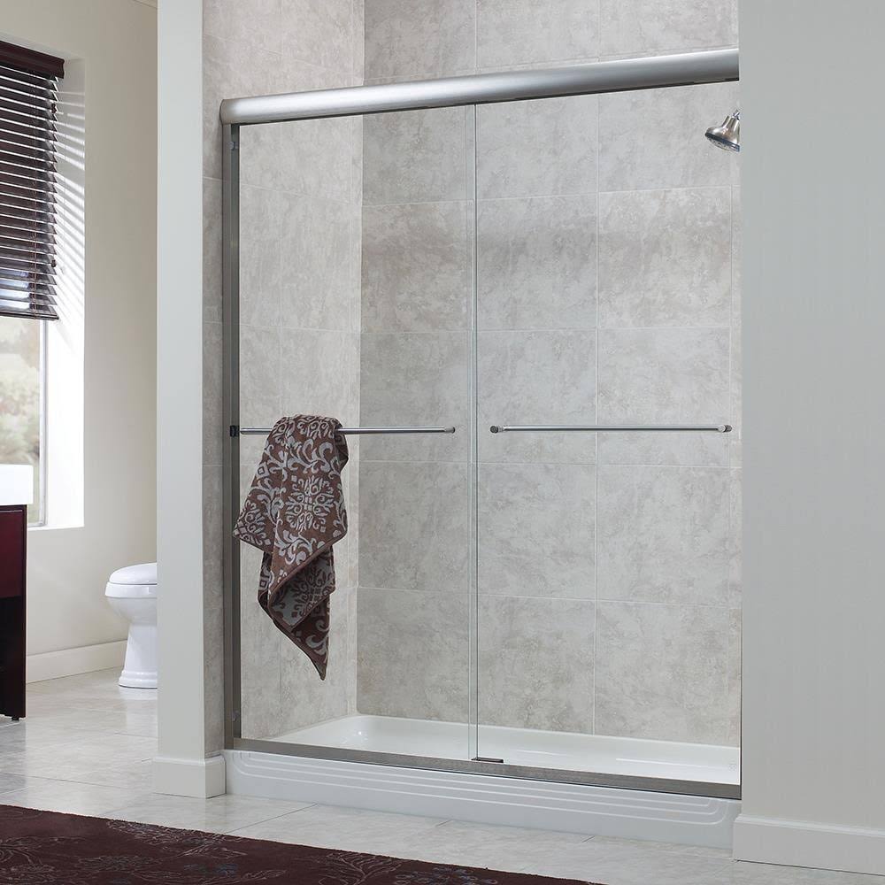 Silver Cove 72 inch High x 60 inch Wide Sliding Framed Shower Door O982