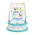 Wine Glass with Coaster Base N161559