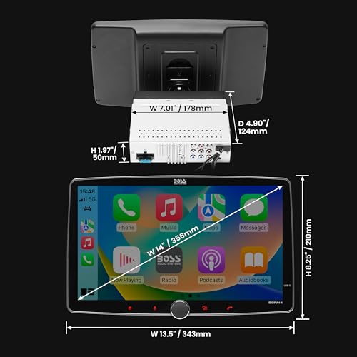 Single DIN 7 Inch Touchscreen Bluetooth Car Stereo C81966
