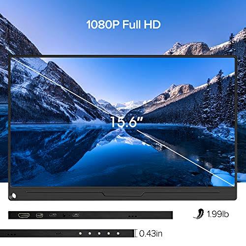 15.6 inch IPS HDR 1920x1080 FHD USB C Gaming Monitor W376409