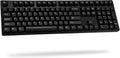 Mechanical Keyboard with Cherry MX Black Switch, Full Size PBT Double Shot Keycaps W72943