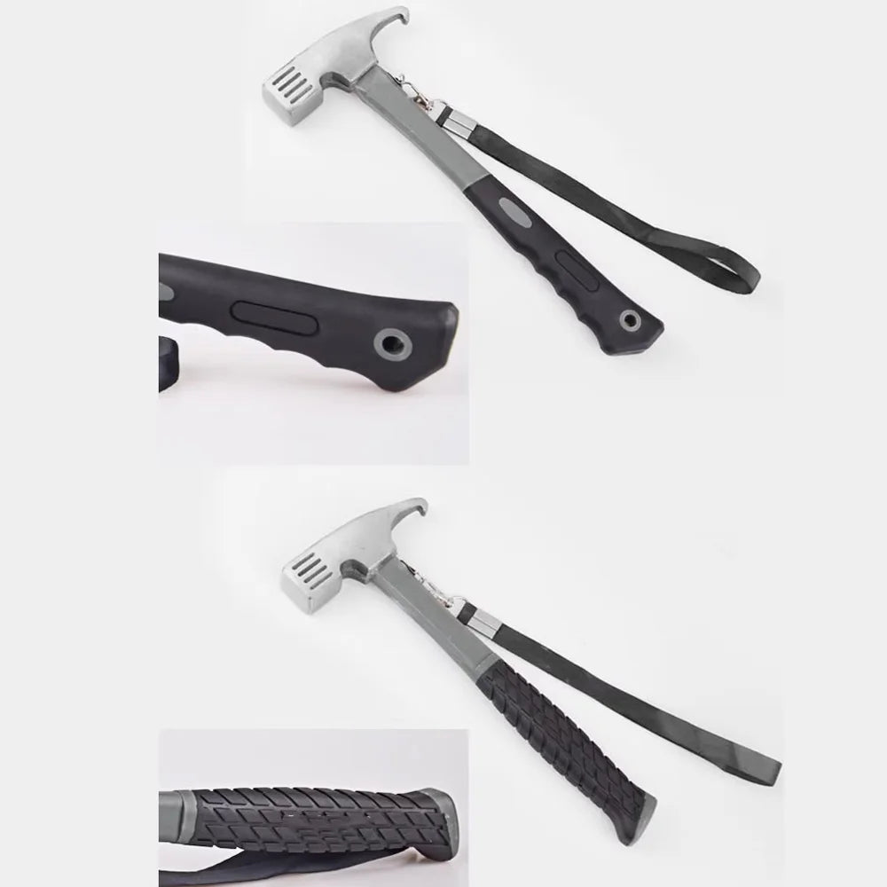Steel Tent Stake Kit with Hammer T7044