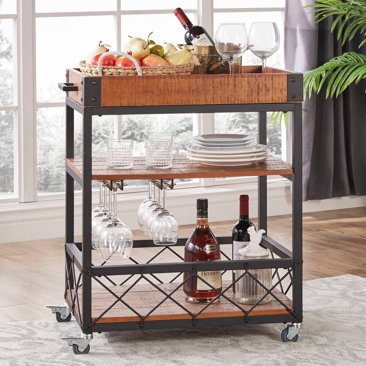 Industrial Bar Cart X321134