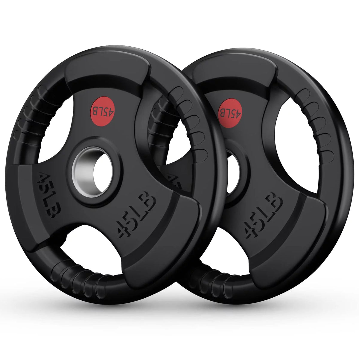 90lbs 2 Inch Rubber Coated Olympic Weight Plate W94956