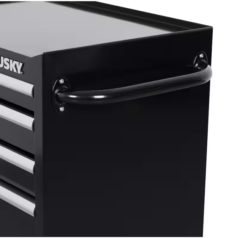 27 in. W 5-Drawer Gloss Black Rolling Tool Cabinet Z4925