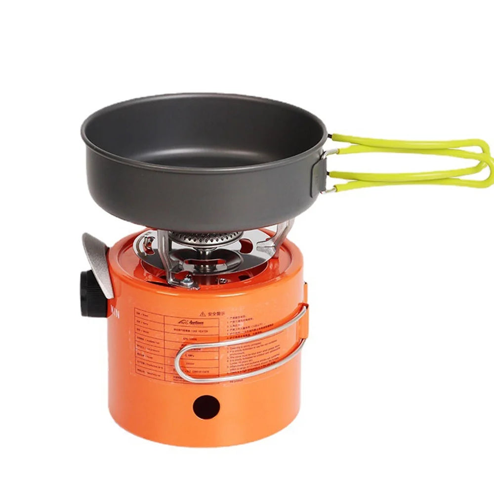 Compact 2000W Gas-Powered Heater & Stove Q126542
