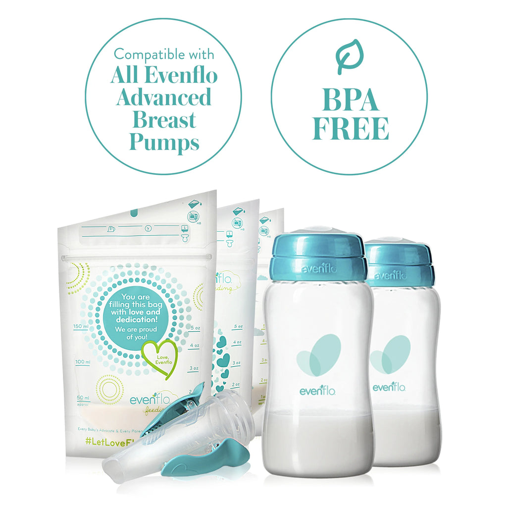 Breast Pump Accessories, Milk Storage Bags, Collection Bottles, Adapters, Ice Packs and Cooler A7639