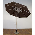 9 ft. x 8 Rib Market Umbrella with Kona Brown Canopy K1262