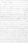 White Brick Printed Background Paper 53 in x 18 ft N9363