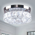 9.8" Crystal Flush Mount Ceiling Light Fixture 15 W 6000K H5982