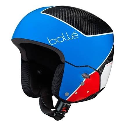 L-XL 57-60 Race Blue Shiny Snow Helmets R83028