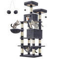 81.1-Inch Multi-Level Plush Cat Tree with Scratching Posts Z73819