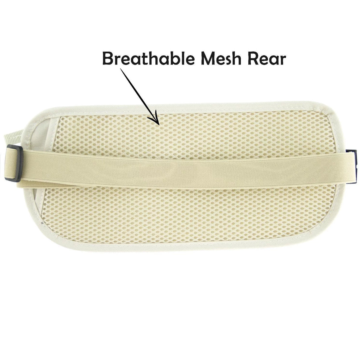RFID Blocking Beige Money Belt Waist Pack B31373