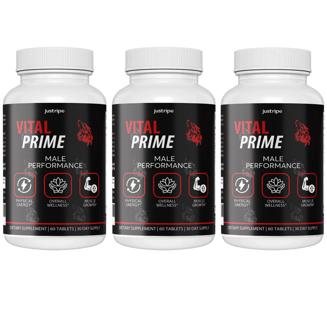 Energy Vitality Stamina Supplement 3 Bottles Q7194