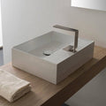 White Three Hole Bathroom Sink B110